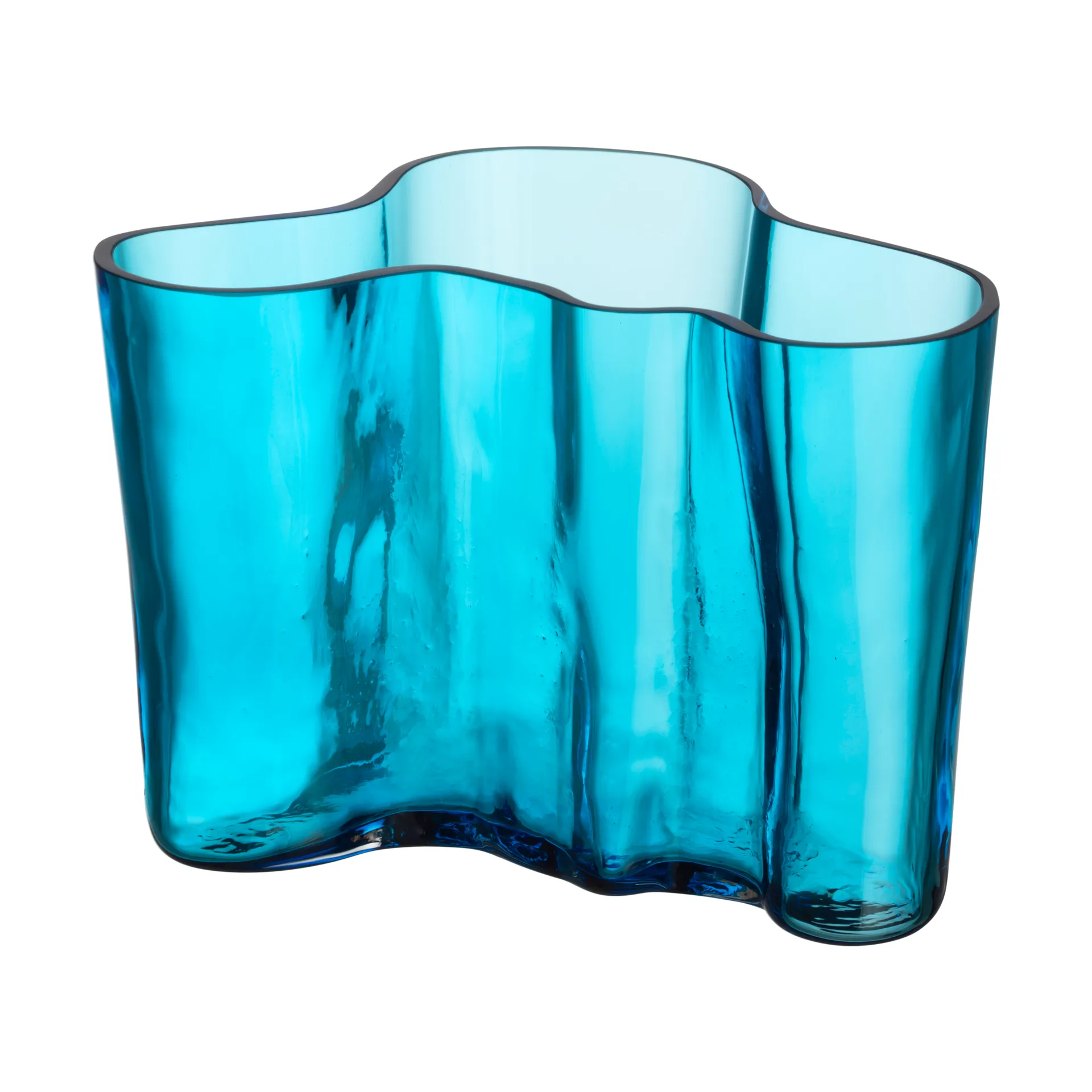Alvar Aalto vaasi 140 mm, Turkoosi Iittala