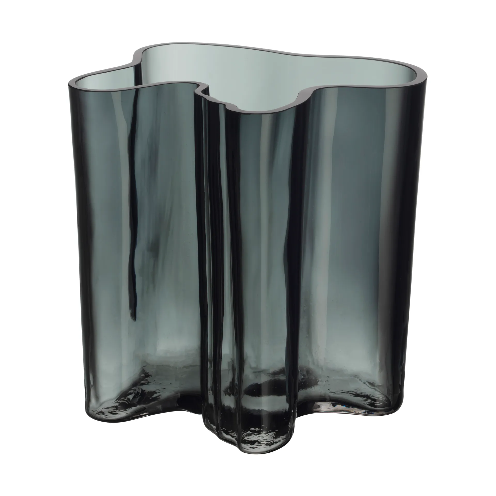 Alvar Aalto vaasi 200 mm, Tummanharmaa Iittala