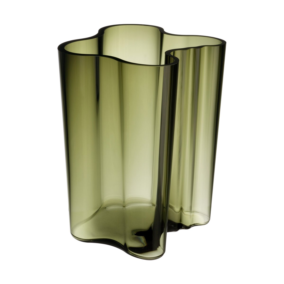 Iittala Alvar Aalto vase moss green 181 mm