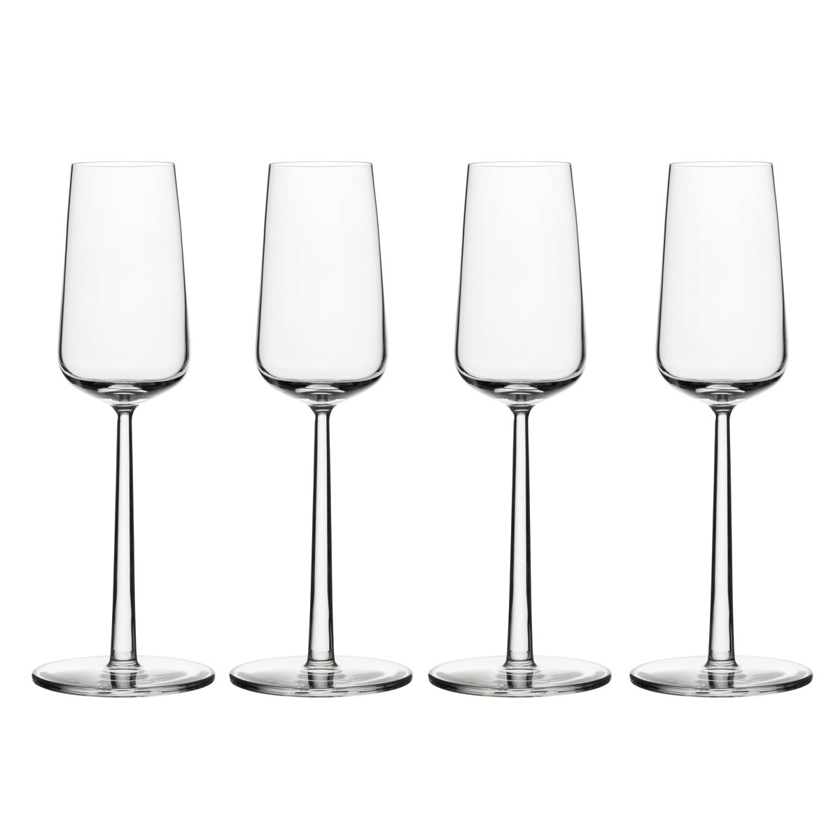 Iittala Essence-samppanjalasi 4 kpl 4 kpl 21 cl | Skandinaavinen Sisustus | Samppanjalasit | Läpinäkyvä