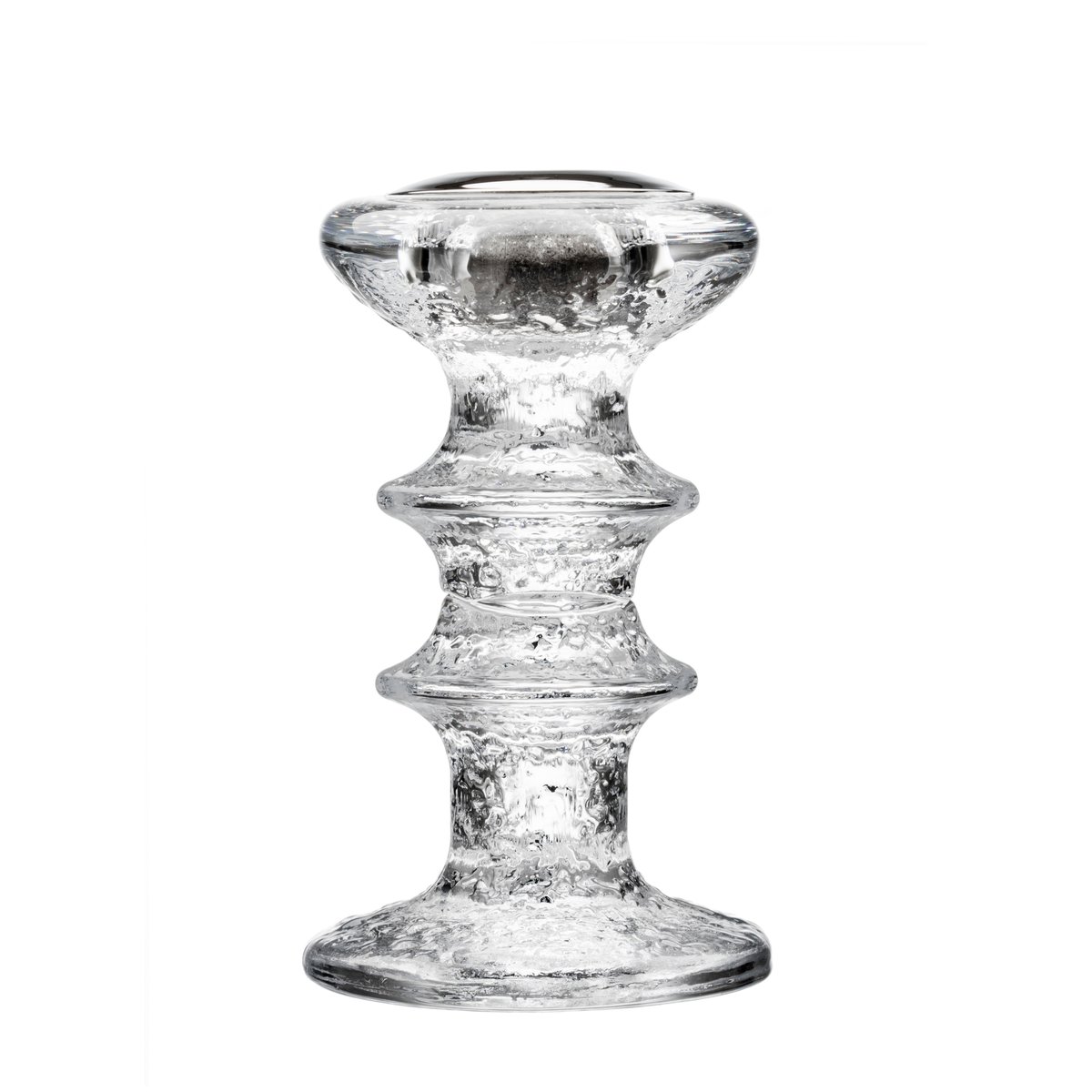 Iittala Festivo kynttilänjalka 120 mm | Skandinaavinen Sisustus | Kynttilänjalat & Kyntteliköt | Läpinäkyvä