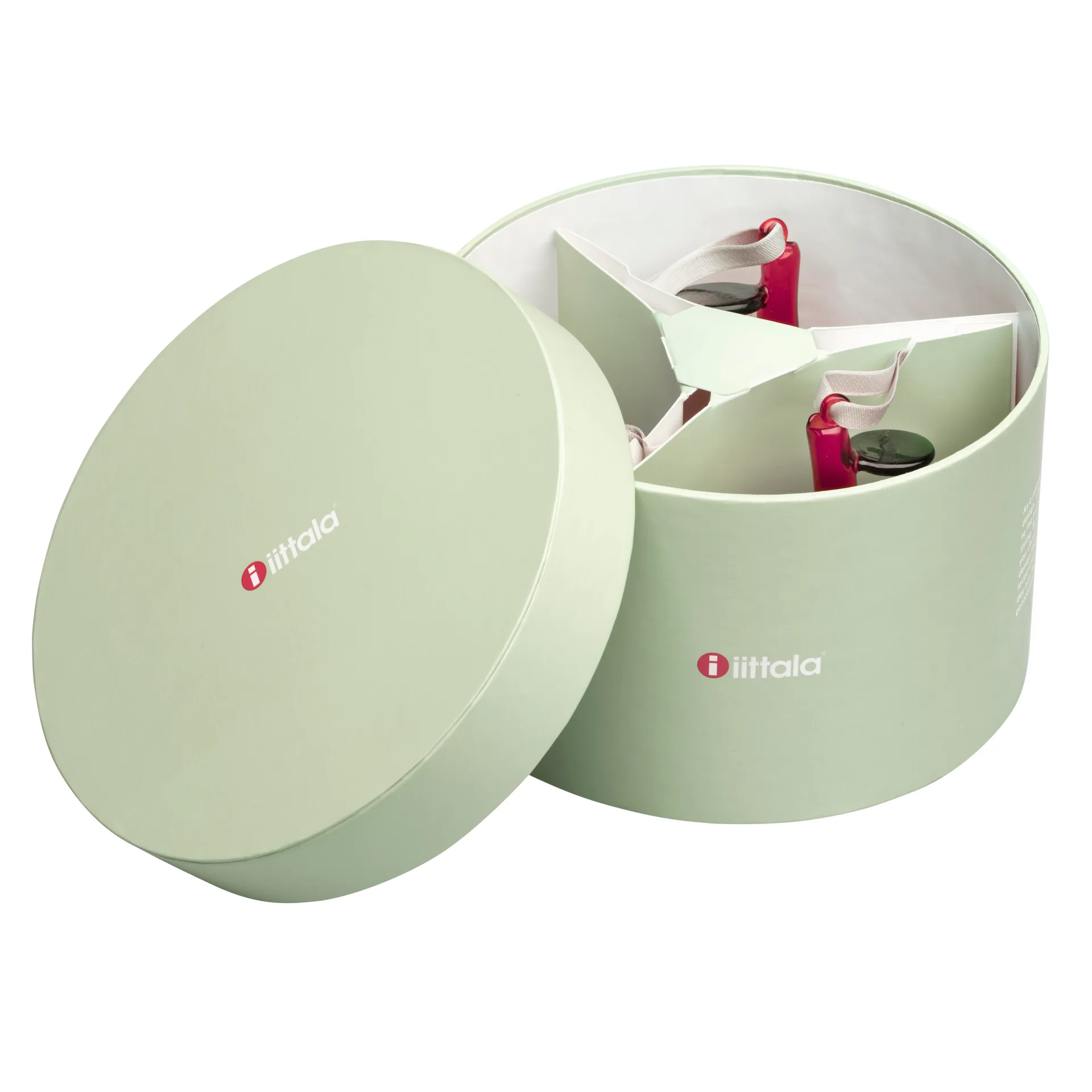 Iittala lasiomena, 3-pakkaus, Punainen Iittala