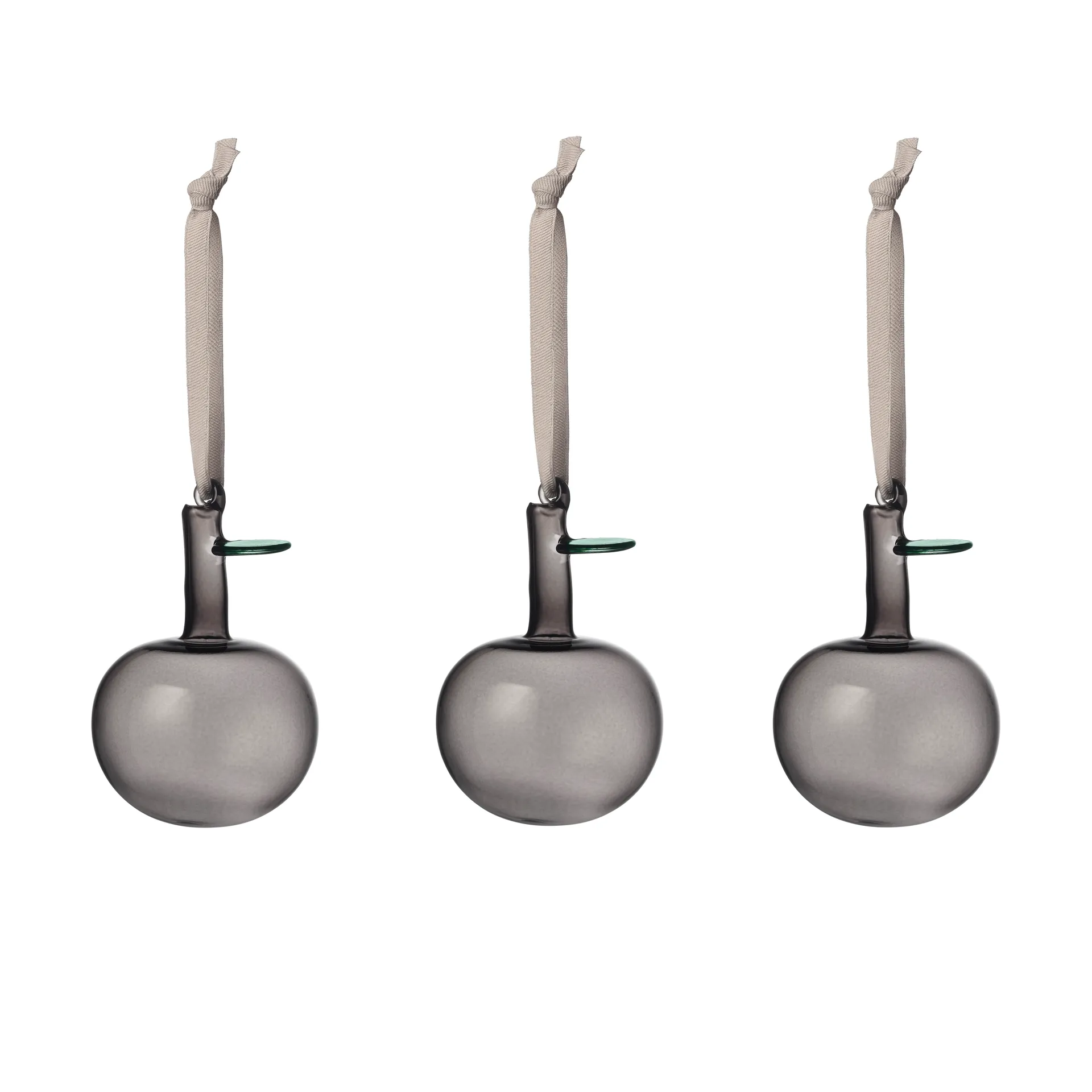 Iittala lasiomena Ø6 cm 3-pack, Harmaa Iittala