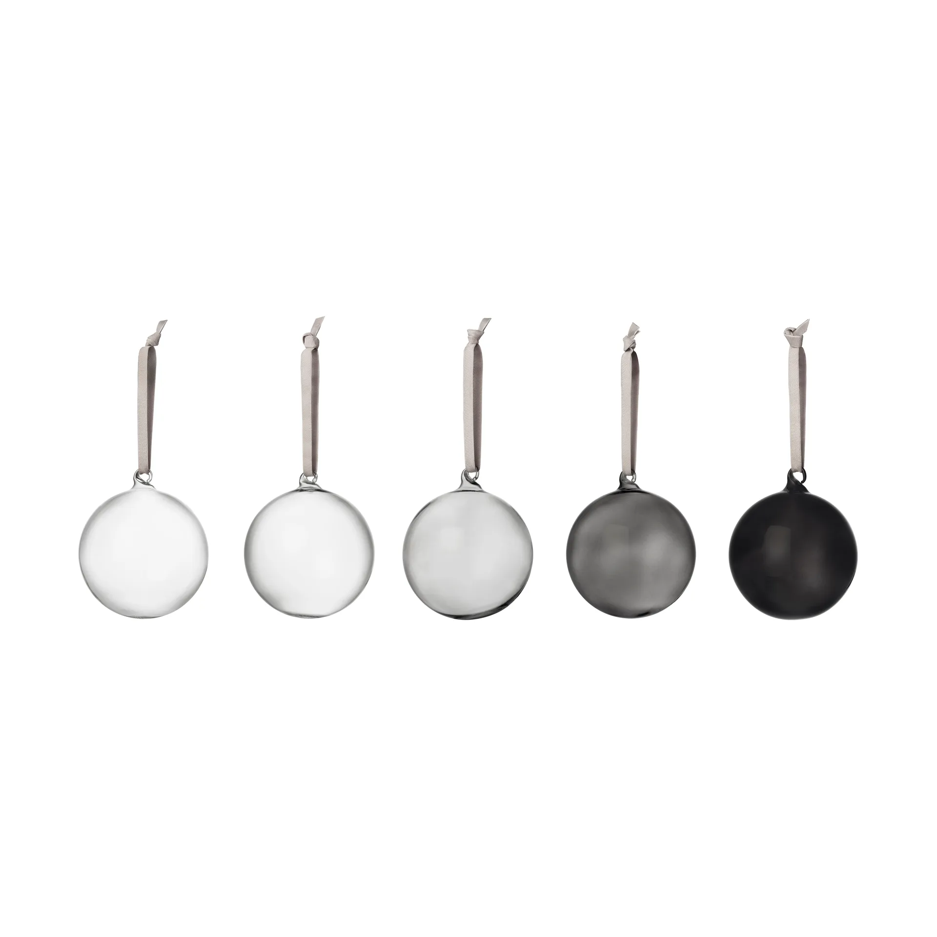Iittala lasipallo Ø8 cm 5-pack, Harmaa Iittala