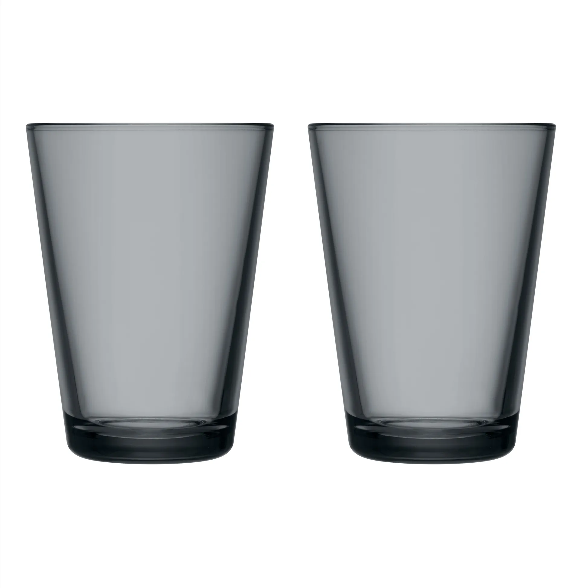 Kartio juomalasi 40 cl 2 kpl, Tummanharmaa Iittala