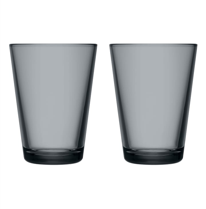 Kartio juomalasi 40 cl 2 kpl - Tummanharmaa - Iittala