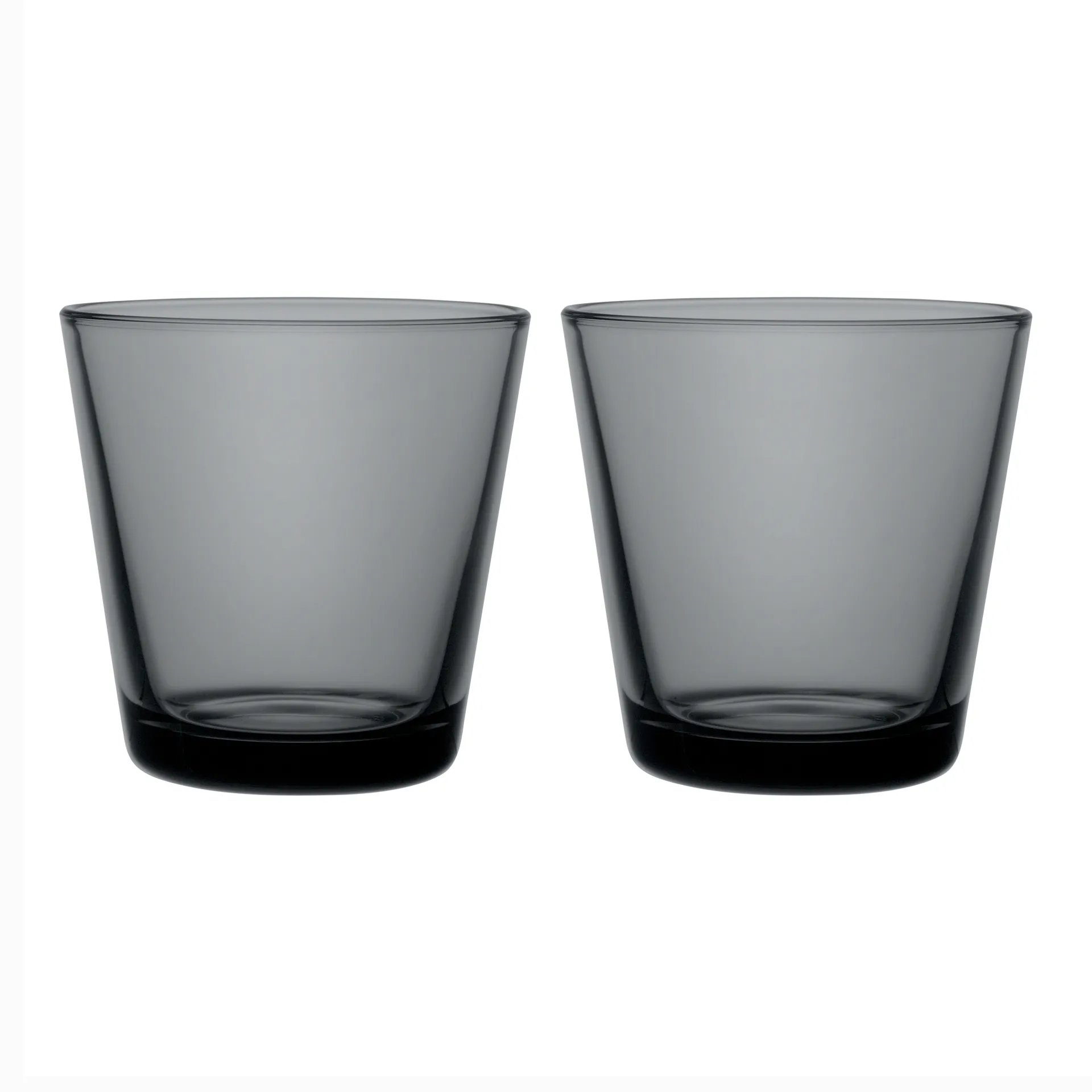 Kartio lasi 21 cl 2 pakkaus 2 kpl, Tummanharmaa Iittala