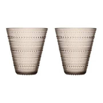 Kastehelmi juomalasi 30 cl 2 kpl - Pellava - Iittala