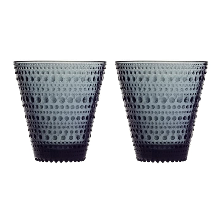 Kastehelmi juomalasi 30 cl 2 kpl - Tummanharmaa - Iittala