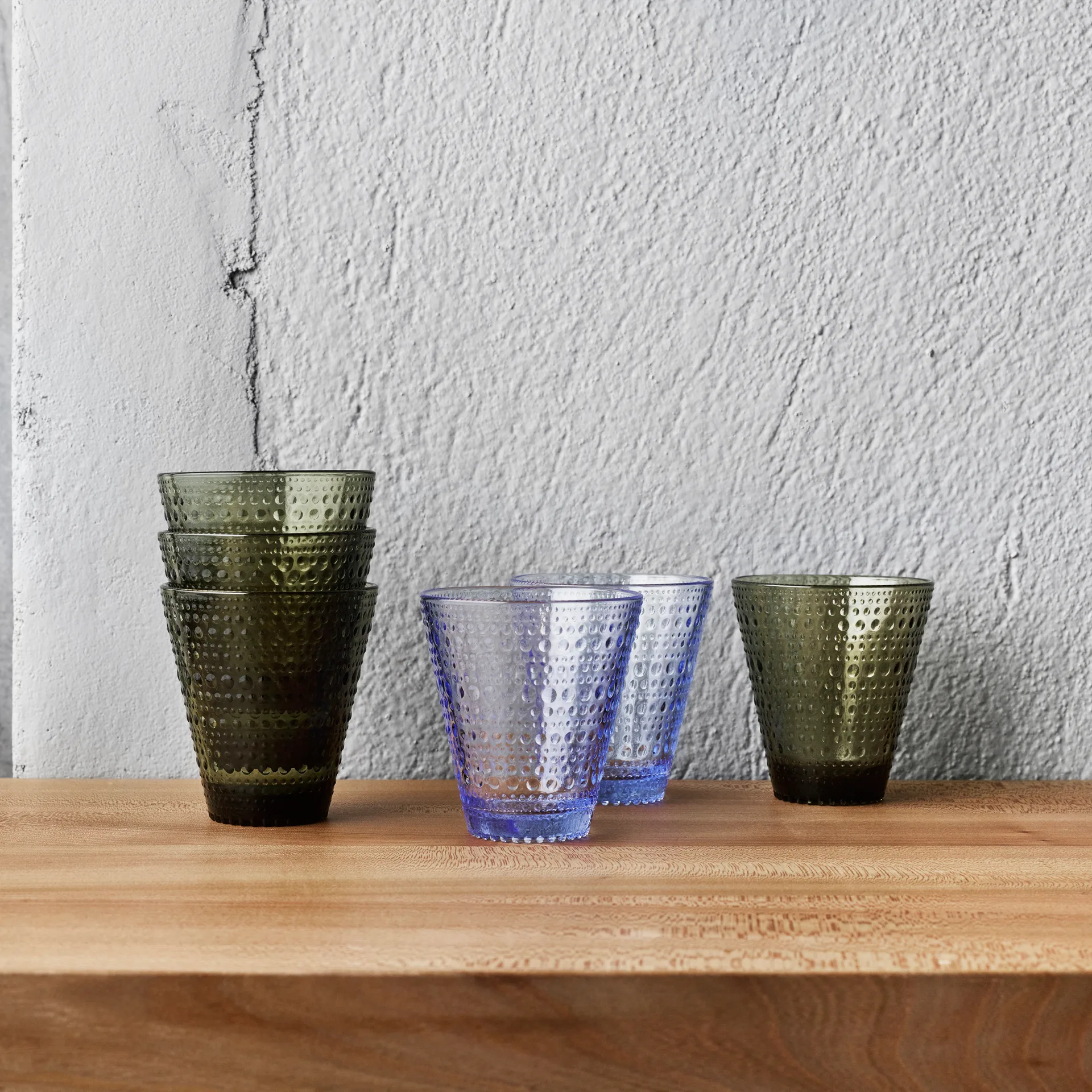 Kastehelmi juomalasi 30 cl 2 kpl, vihreä Iittala