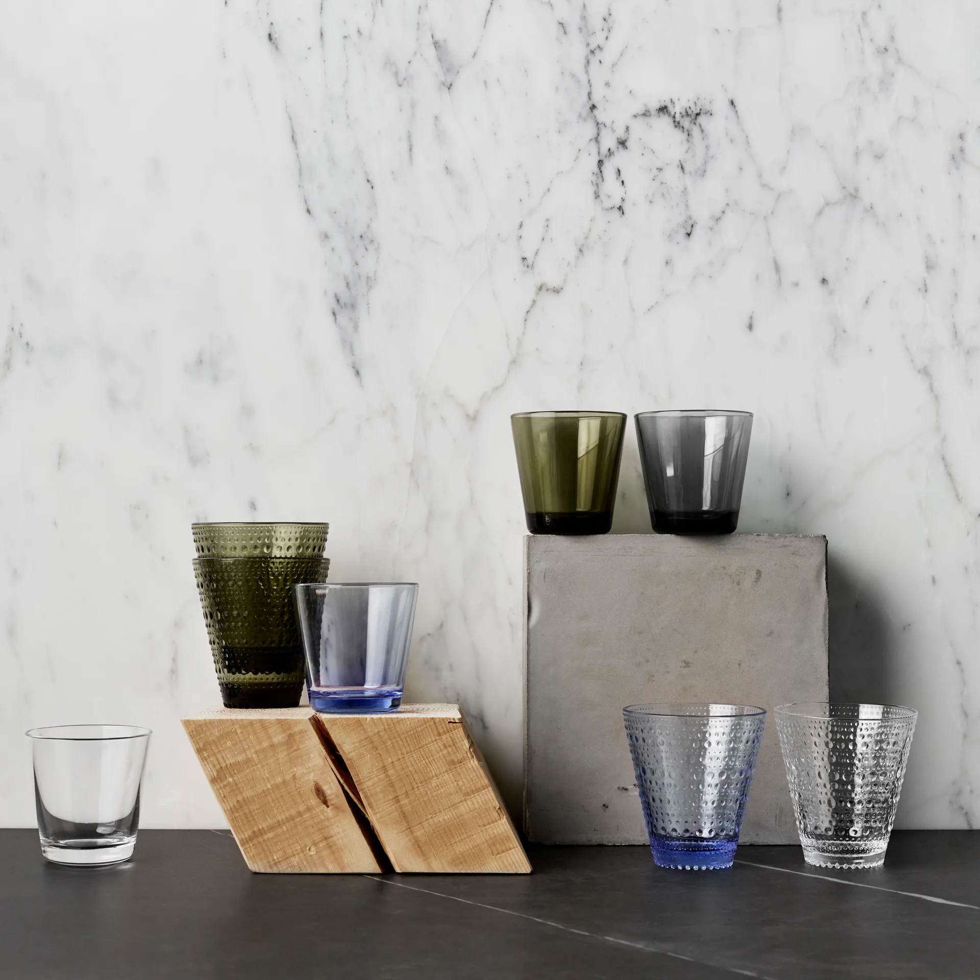 Kastehelmi juomalasi 30 cl 2 kpl, vihreä Iittala