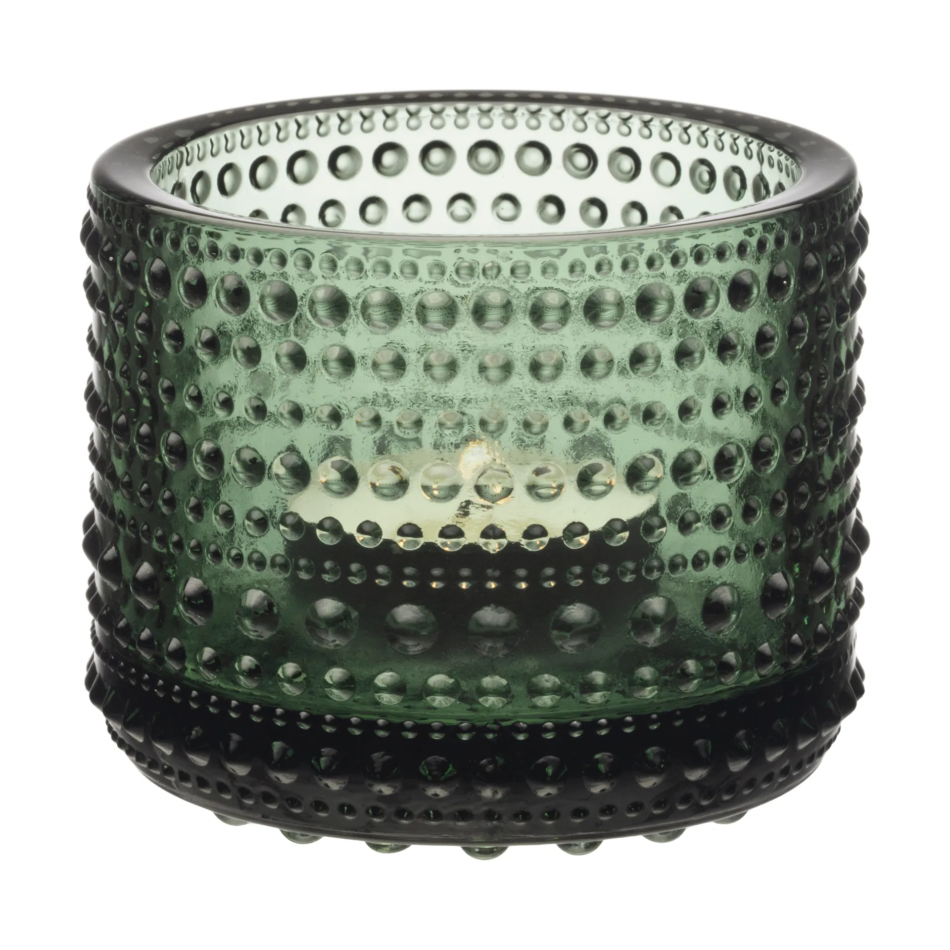 Kastehelmi kynttilälyhty 64 mm, Männynvihreä Iittala