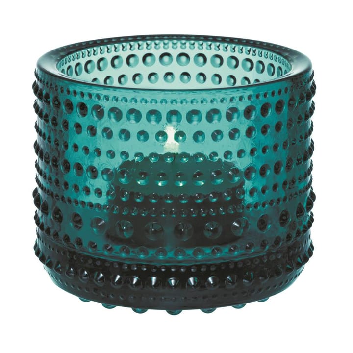 Kastehelmi kynttilälyhty 64 mm - merensininen - Iittala