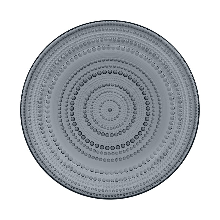 Kastehelmi lautanen iso  31,5 cm - Tummanharmaa - Iittala