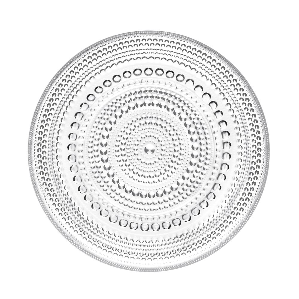 Iittala Kastehelmi lautanen pieni 24,8 cm kirkas | Skandinaavinen Sisustus | Asetit | Läpinäkyvä