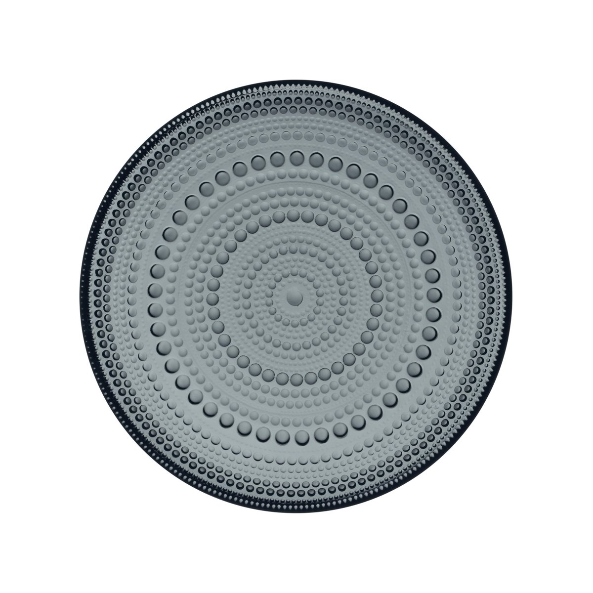 Iittala Kastehelmi lautaneni 17 cm Tummanharmaa | Skandinaavinen Sisustus | Asetit | Harmaa