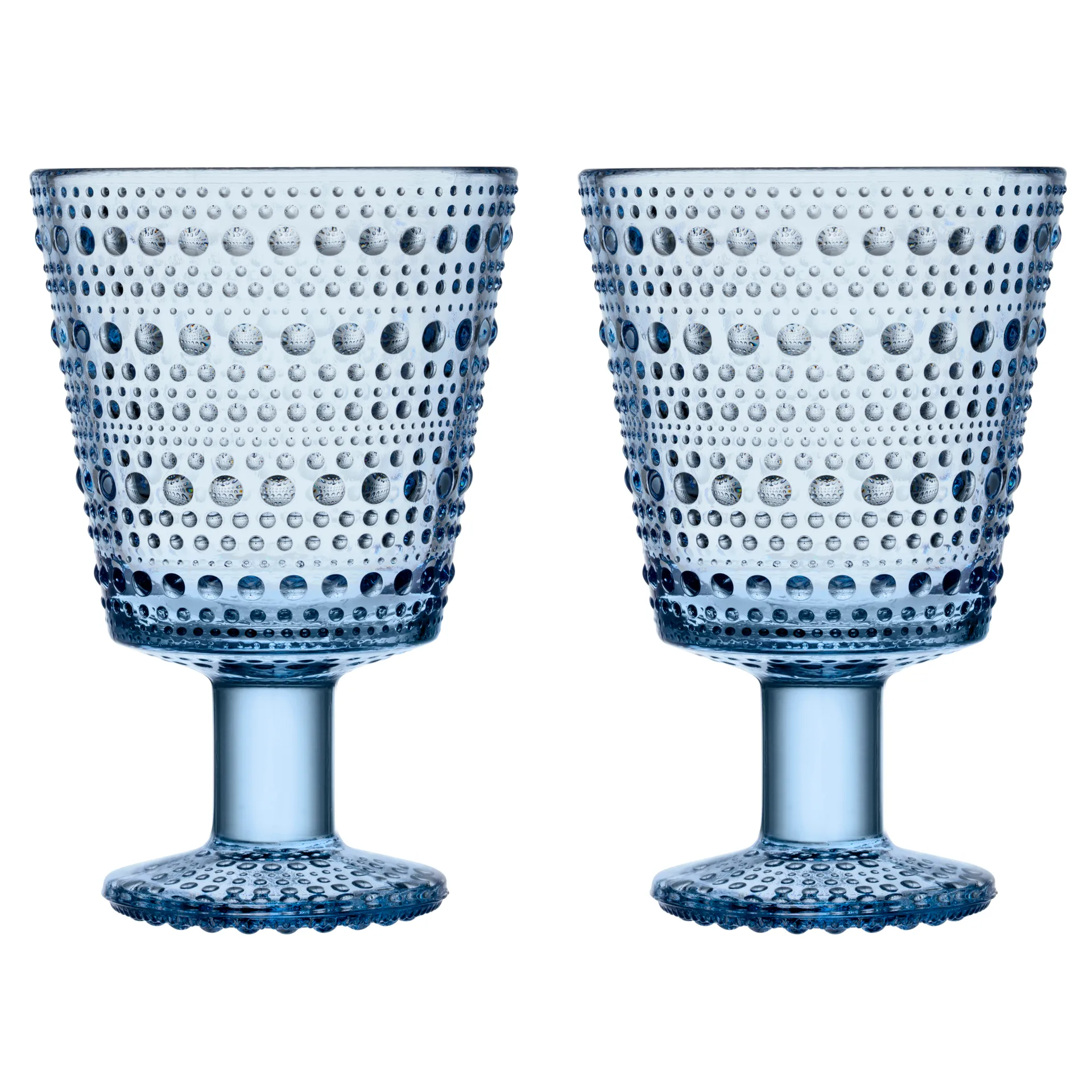 Kastehelmi viskilasi jalallinen 26 cl 2 kpl, aqua Iittala