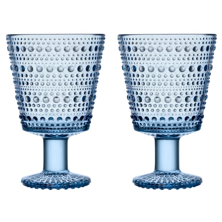 Kastehelmi viskilasi  jalallinen 26 cl 2 kpl - aqua - Iittala