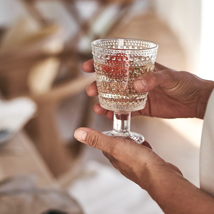 Kastehelmi viskilasi jalallinen 26 cl 2 kpl, selvä Iittala
