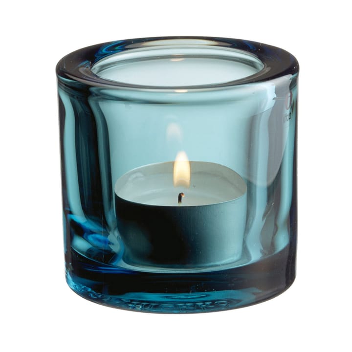 Kivi kynttilälyhty 60 mm, meren sininen Iittala
