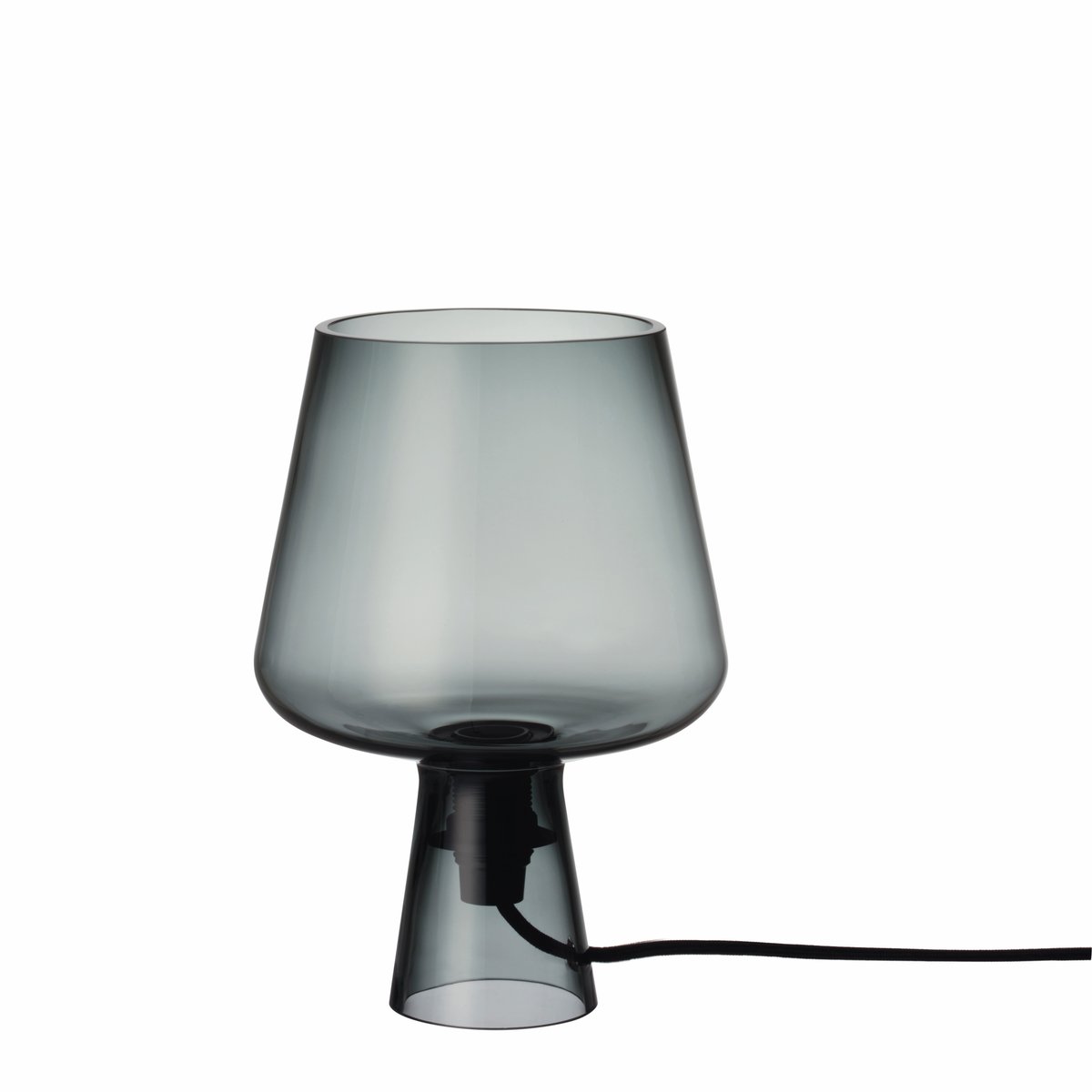 Iittala Leimu pöytävalaisin 24 cm harmaa | Skandinaavinen Sisustus | Pöytävalaisimet | Harmaa