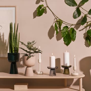 Nappula kynttilänjalka, puuteri - Pieni 107 mm - Iittala