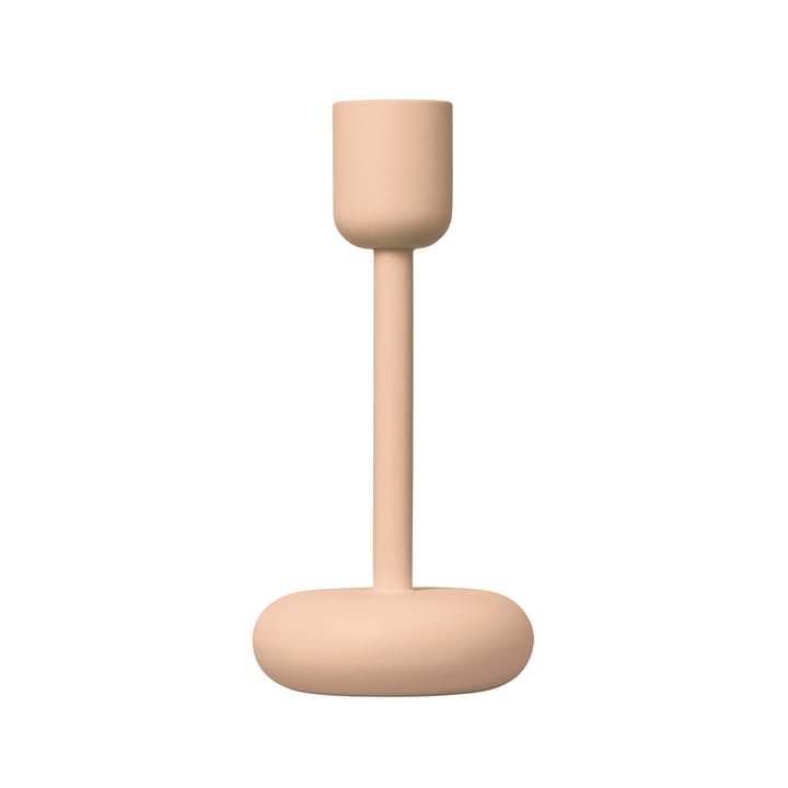 Nappula kynttilänjalka, puuteri, Suuri 183 mm Iittala