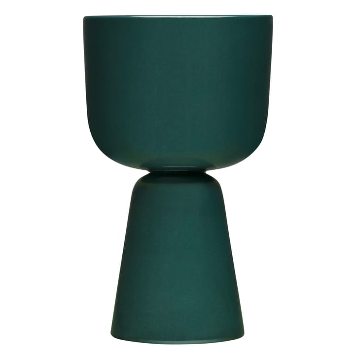 Nappula ruukku Ø15 cm k26 cm - Tummanvihreä - Iittala