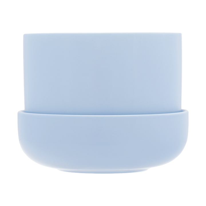 Nappula ruukku aluslautasella Ø17 cm k13 cm - Aqua - Iittala