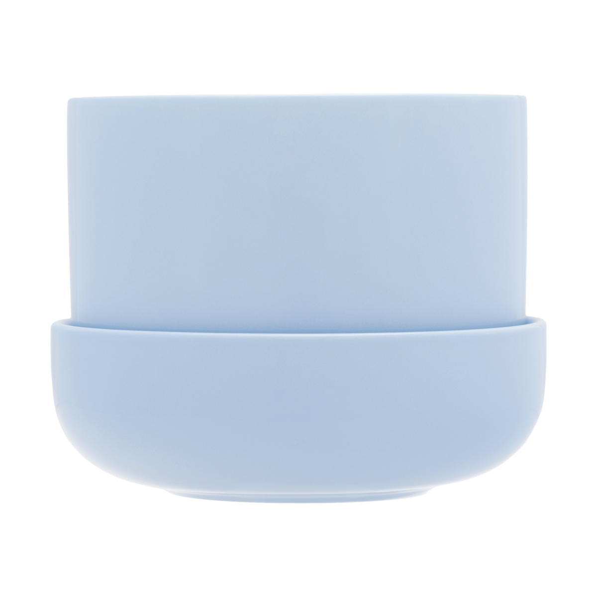 Iittala Nappula ruukku aluslautasella 17 cm k13 cm Aqua