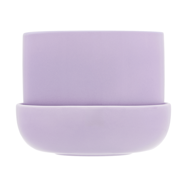 Nappula ruukku aluslautasella Ø17 cm k13 cm - Vaalea lila - Iittala