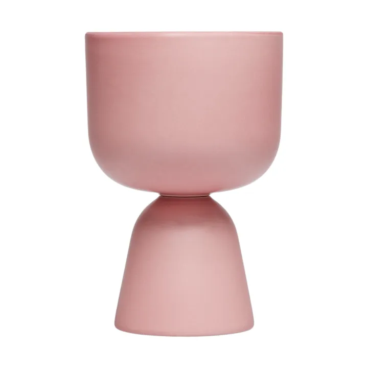 Nappula ruukku - Matta ruusu, 19×12,5 cm - Iittala
