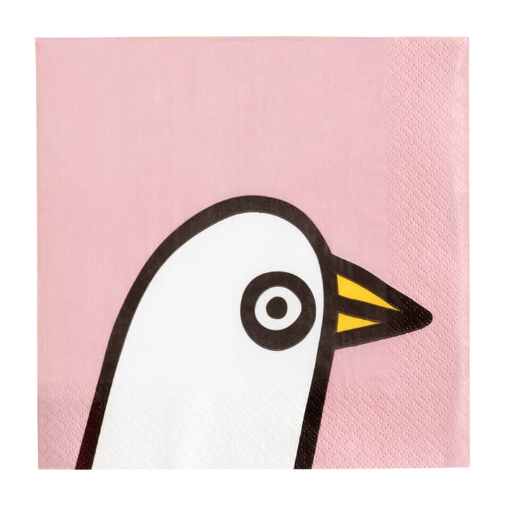Oiva Toikka Birdie lautasliina 20-pack, Rosa Iittala
