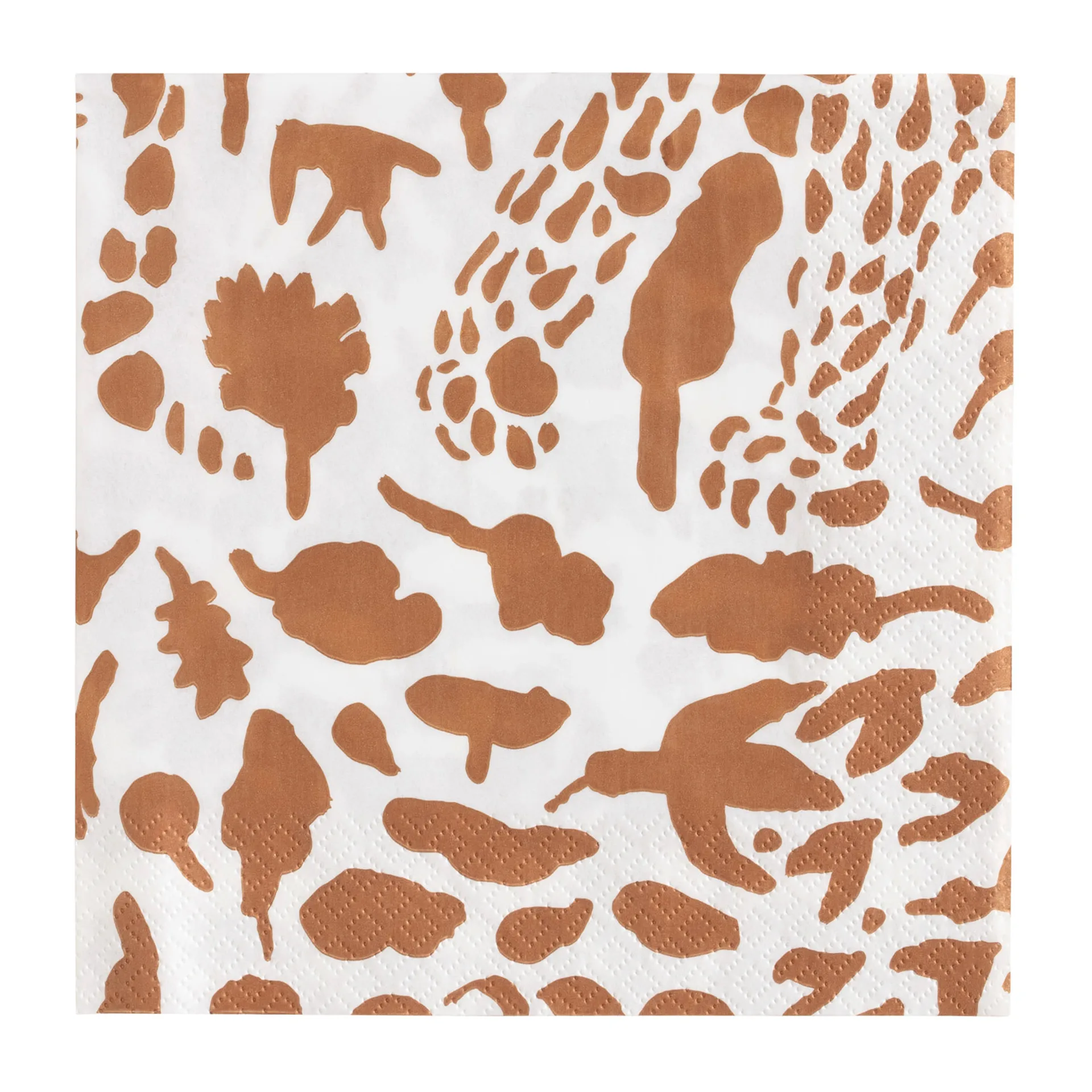Oiva Toikka Cheetah lautasliina 20-pack, Ruskea-valkoinen Iittala