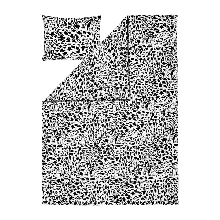 Oiva Toikka Cheetah sänkysetti 150x210 cm - Musta-valkoinen - Iittala
