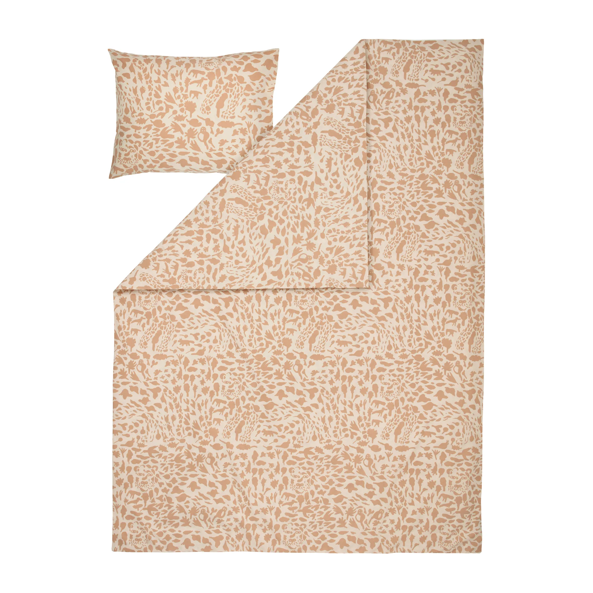 Oiva Toikka Cheetah sänkysetti 150x210 cm, Ruskea Iittala