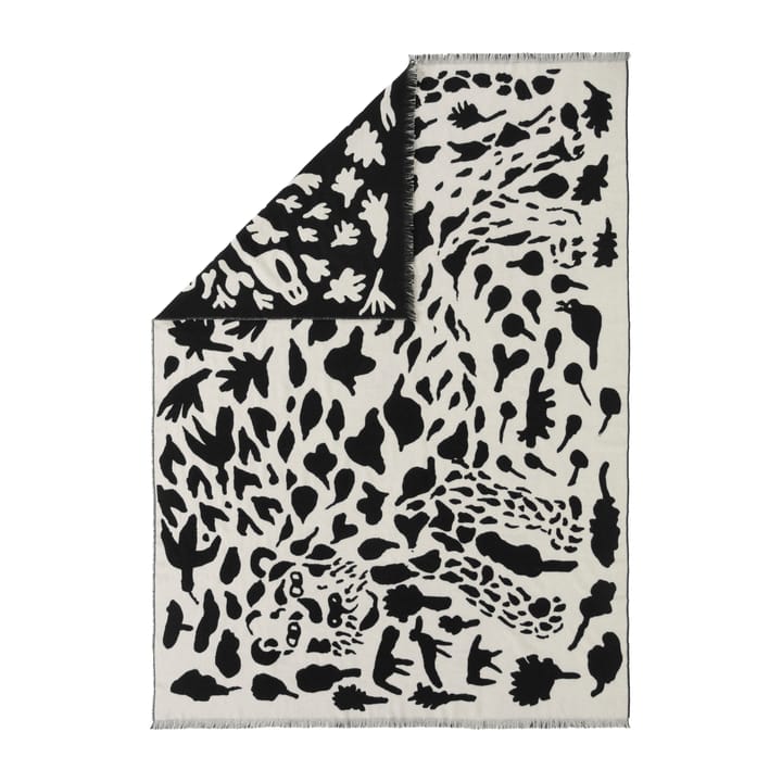 Oiva Toikka Cheetah villahuopa 130x180 cm - Musta-valkoinen - Iittala