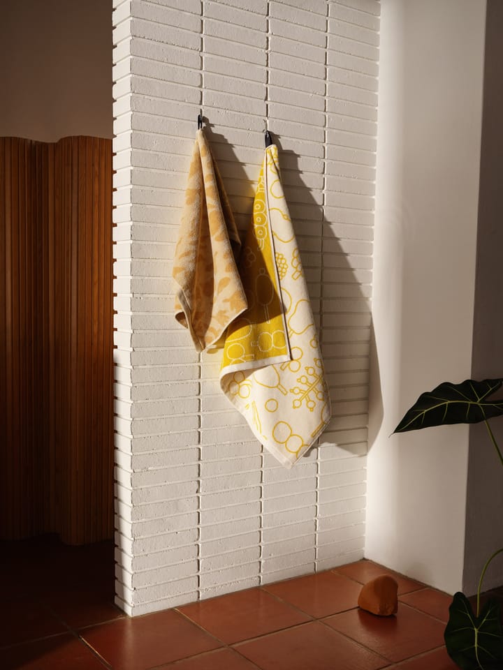 Oiva Toikka Frutta -kylpypyyhe 70x140 cm, Keltainen Iittala