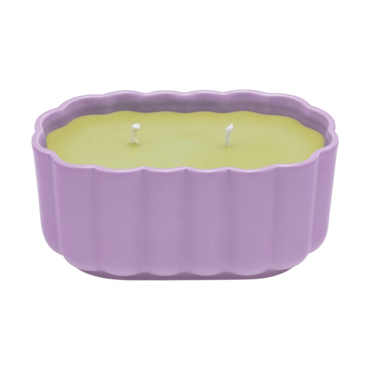 Play kynttilä keramiikkamuotissa soikea, Lila-oliivi Iittala