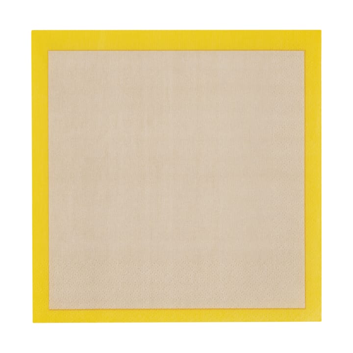 Play paperiservetit 33x33 cm 20 kpl - Beige-keltainen - Iittala