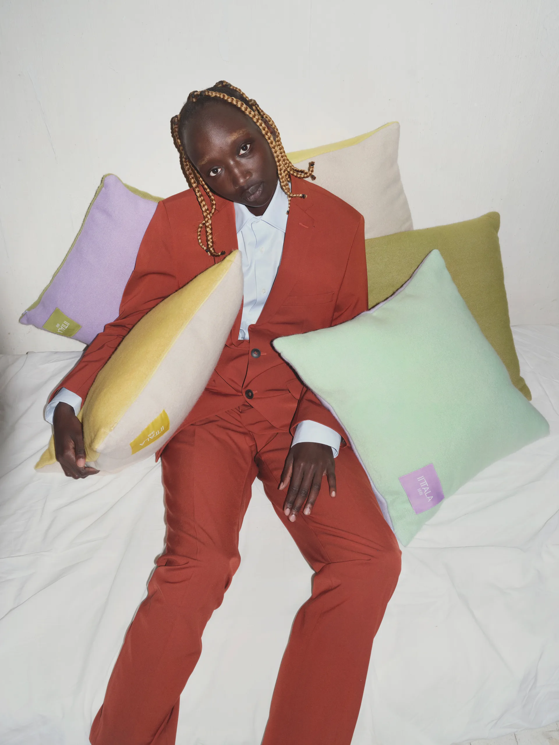 Play tyynynpäällinen 48x48 cm, Beige-keltainen Iittala