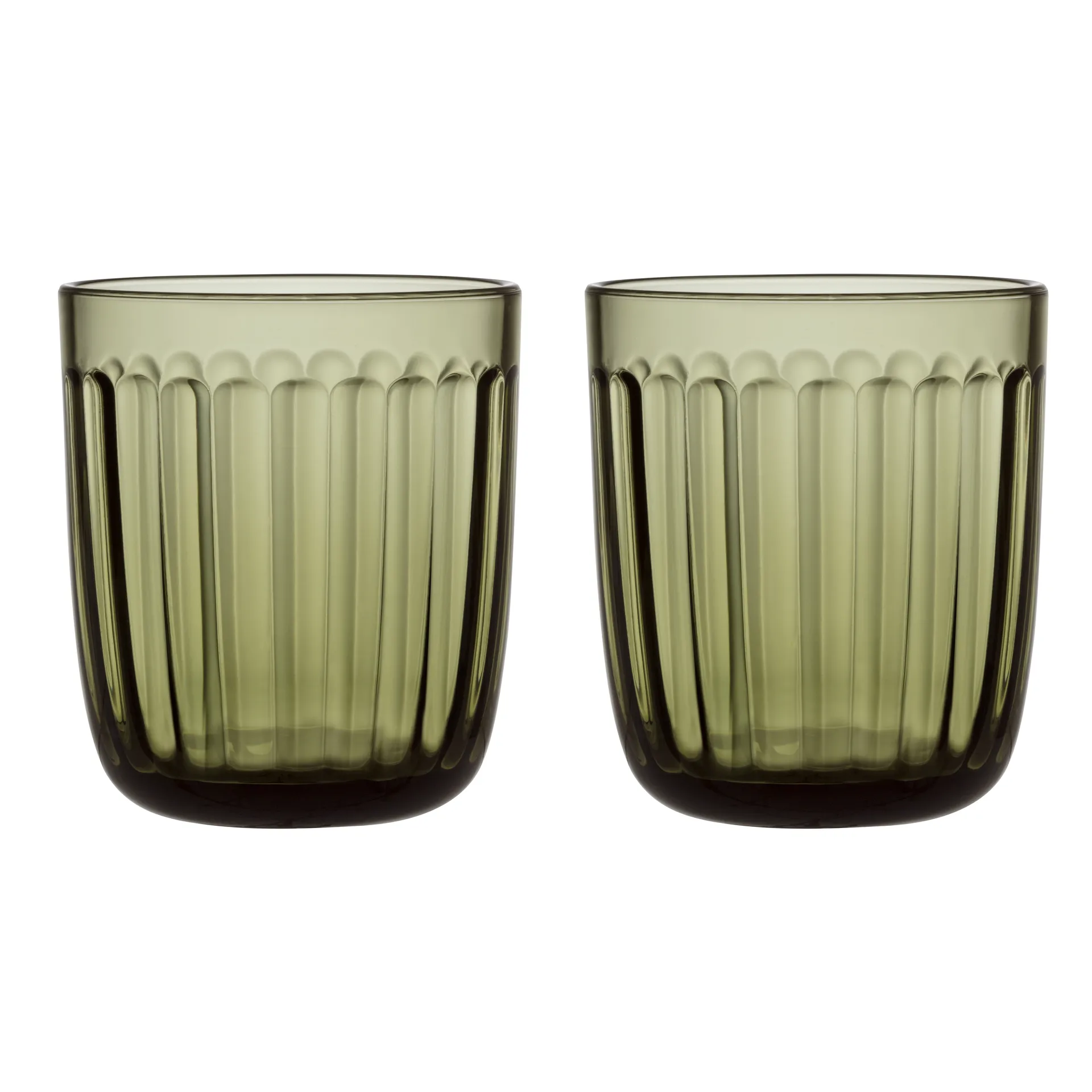 Raami juomalasi 26 cl 2-pakkaus, Sammaleenvihreä Iittala