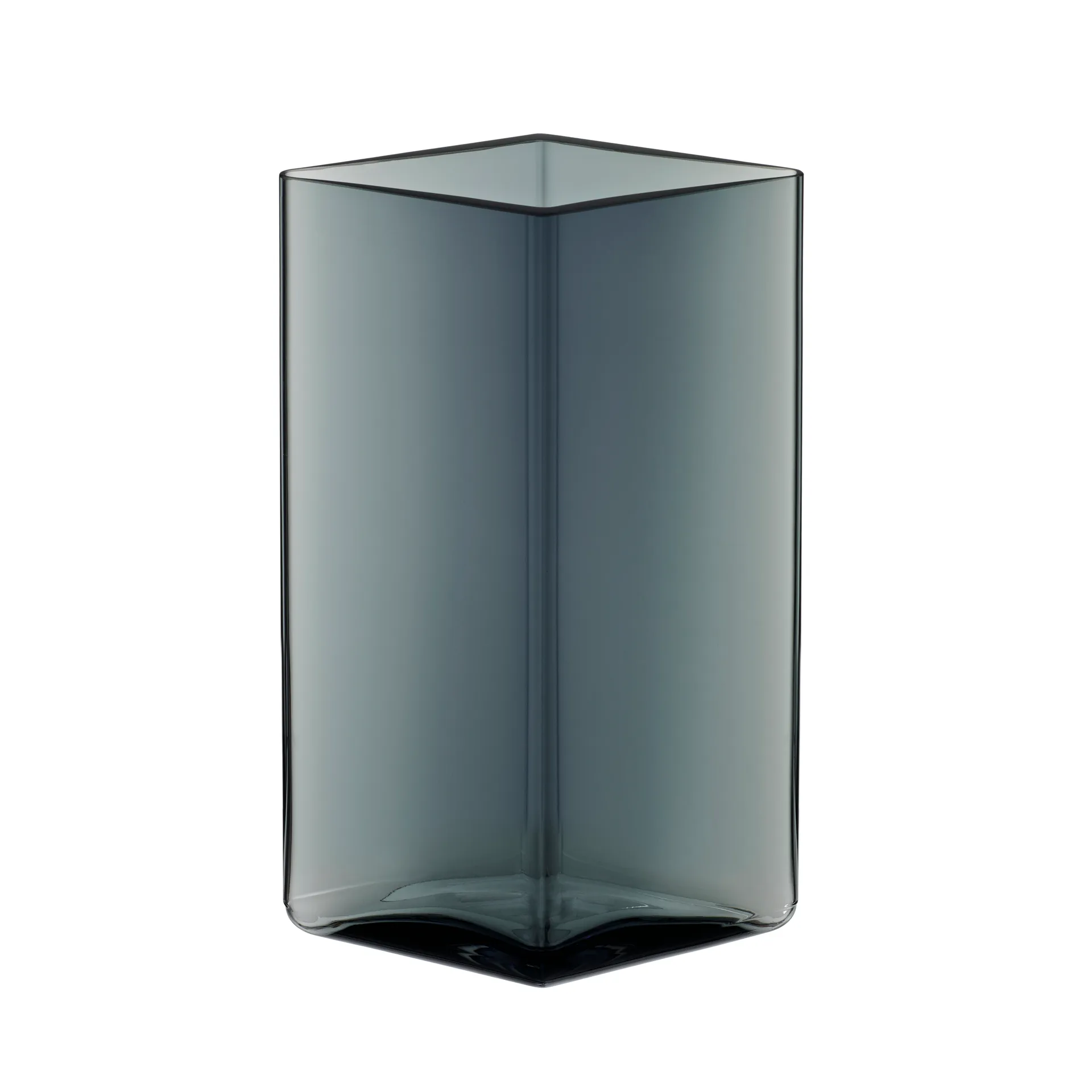 Ruutu maljakko 11,5x18 cm, harmaa Iittala