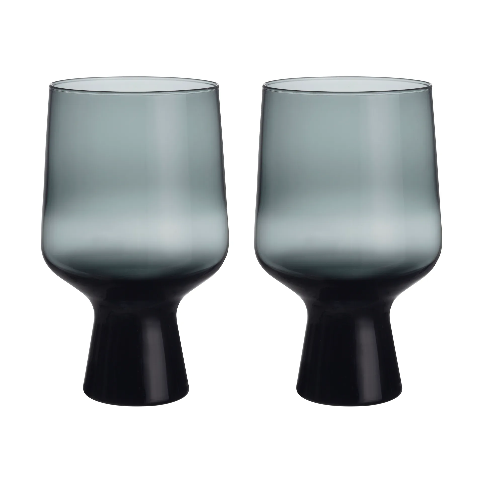 Solare lasi jalalla 40 cl 2-pack, Teräksenvärinen. Iittala