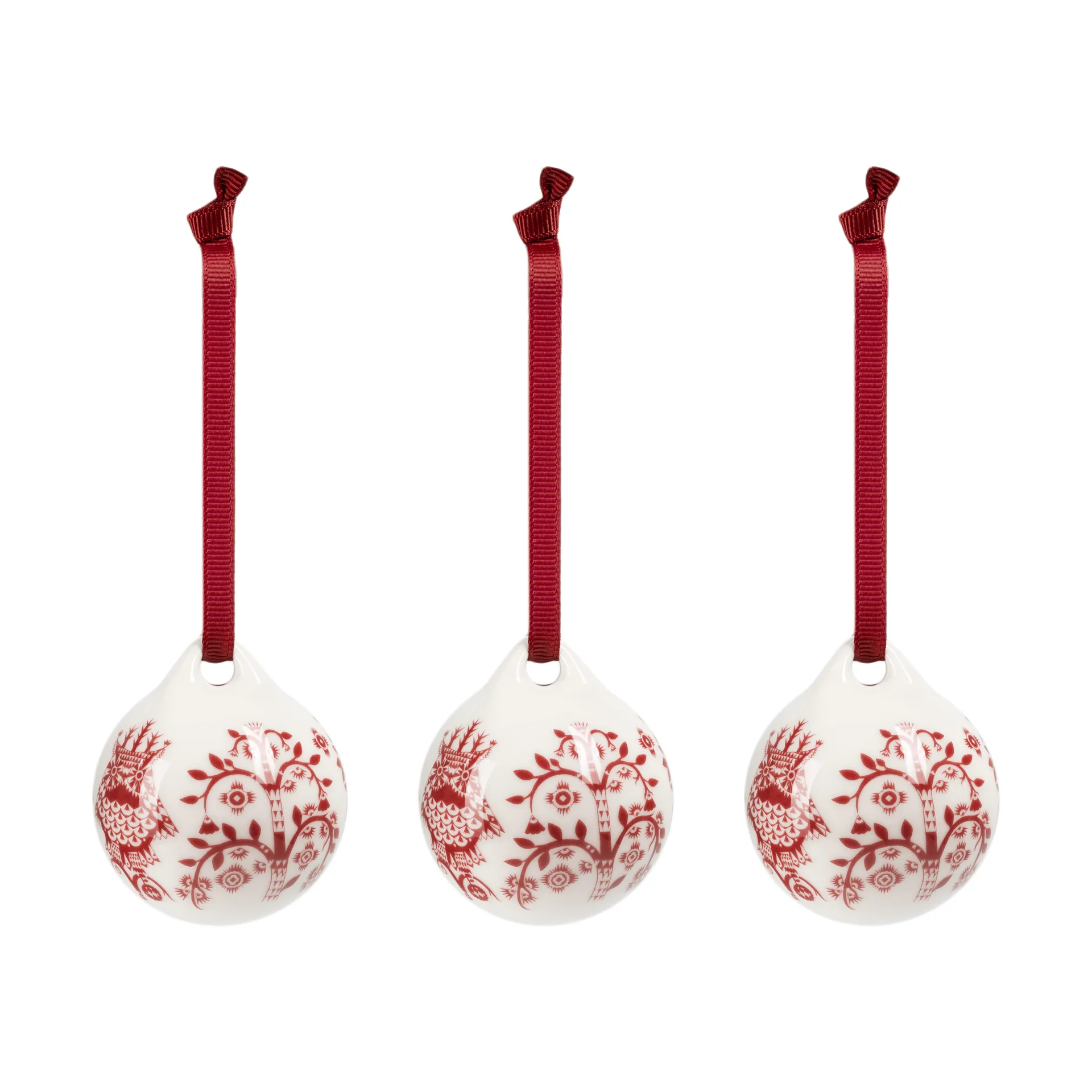 Taika koriste, Granaattiomenanpunainen, 5 cm, 3 kpl Iittala