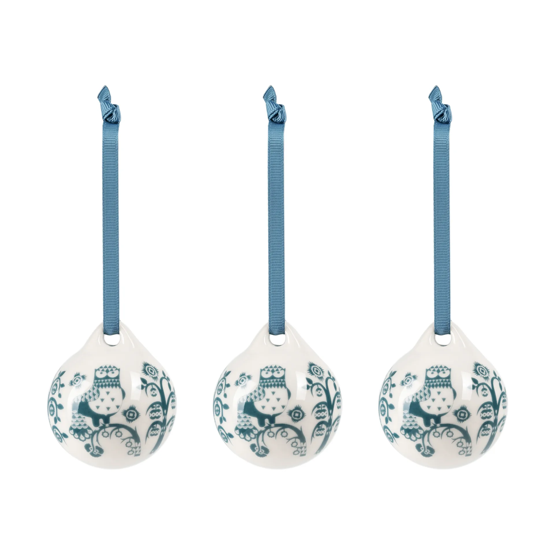 Taika koriste, Teräksensininen, 5 cm, 3 kpl Iittala