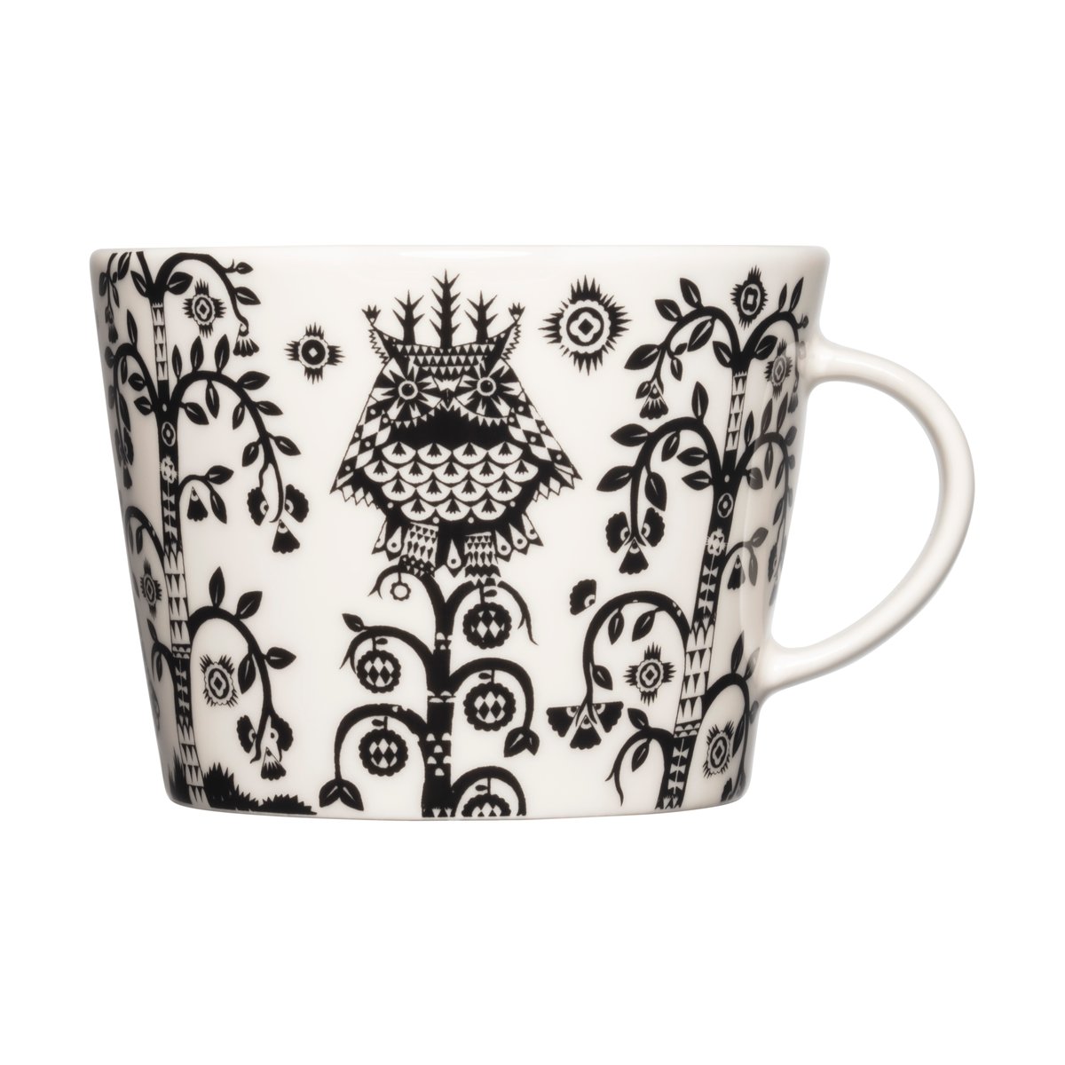 Iittala Taika muki 30 cl Musta | Skandinaavinen Sisustus | Kahvikupit | Valkoinen
