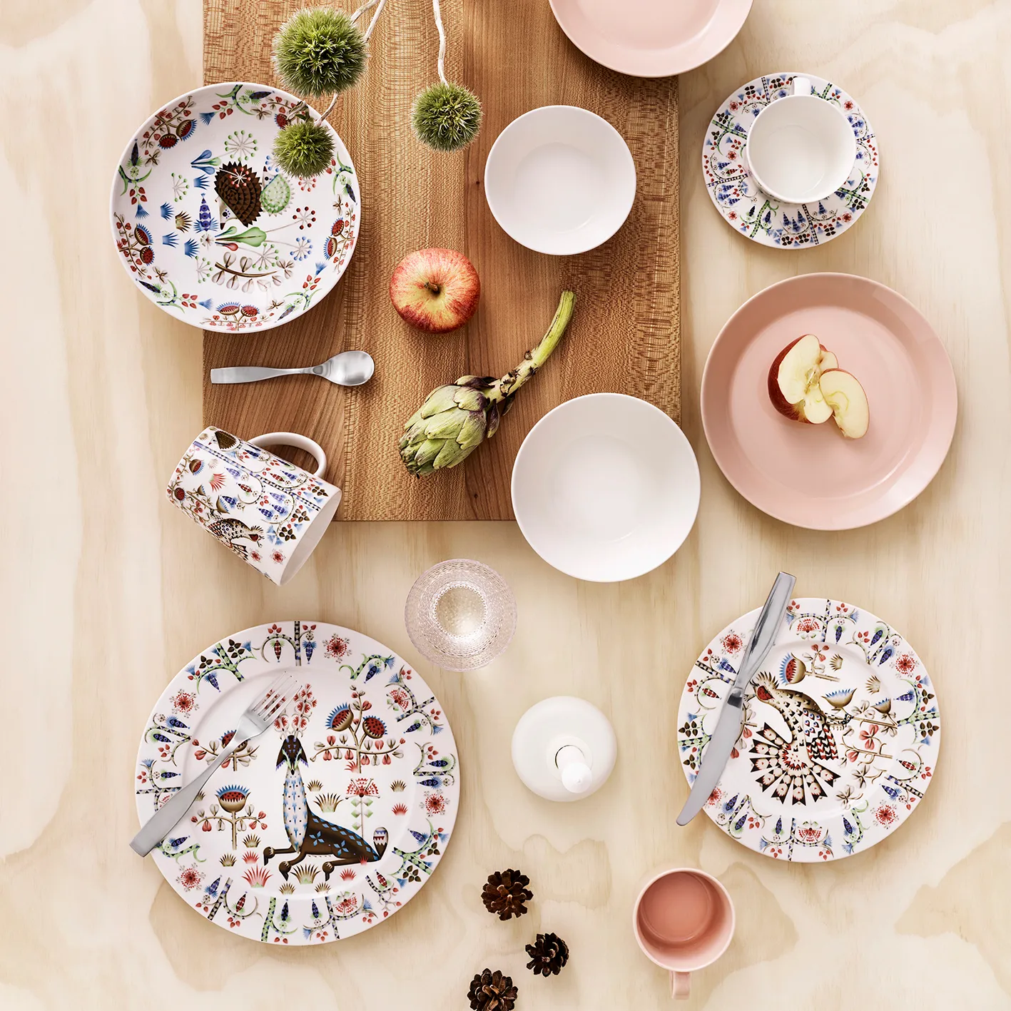 Taika Siimes lautanen 27 cm, Valkoinen Iittala