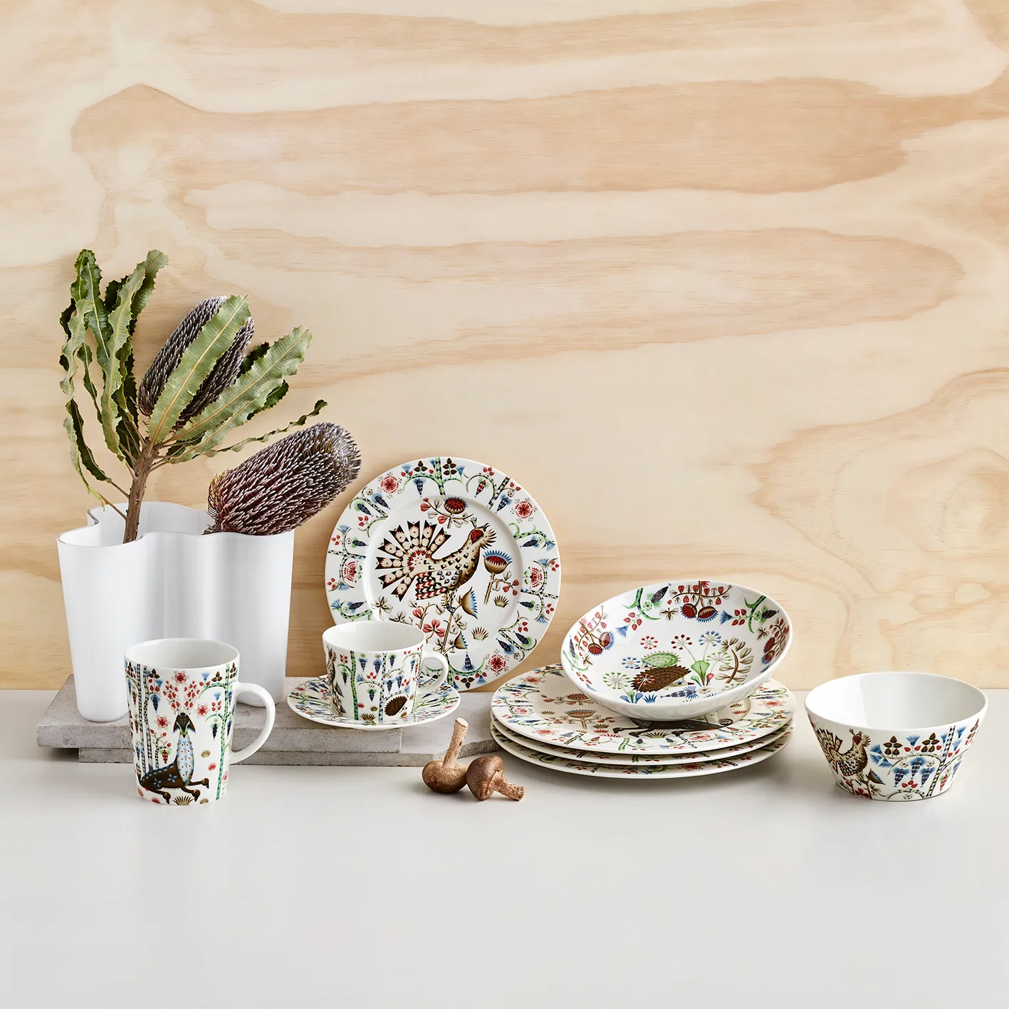 Taika Siimes -muki 40 cl, Valkoinen Iittala