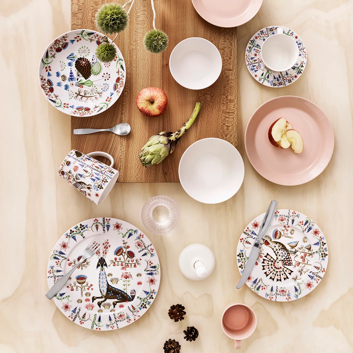 Taika Siimes syvä lautanen 20 cm, Valkoinen Iittala